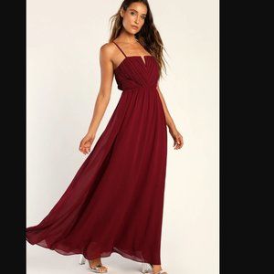 Lulu's Loving the Memory Plum Purple Sleeveless Maxi Dress